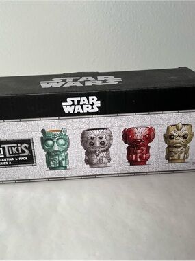 Geekitikis Star Wars Cantina Tiki 4-Pack Collectible Figures